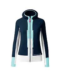 MARTINI | Damen Fleecejacke Hillclimb Hoodie | Bleu foncé