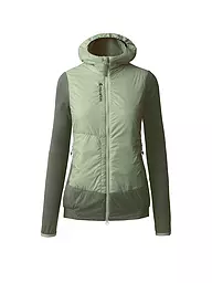 MARTINI | Damen Hybridjacke Alpmate Hoodie | Vert foncé