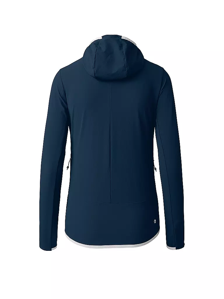 MARTINI | Damen Hybridjacke Hillclimb Hoodie | Bleu foncé