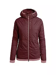MARTINI | Damen Hybridjacke Vesuv Hoodie | Rouge foncé