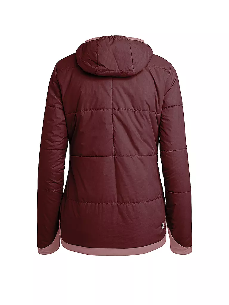MARTINI | Damen Hybridjacke Vesuv Hoodie | Rouge foncé