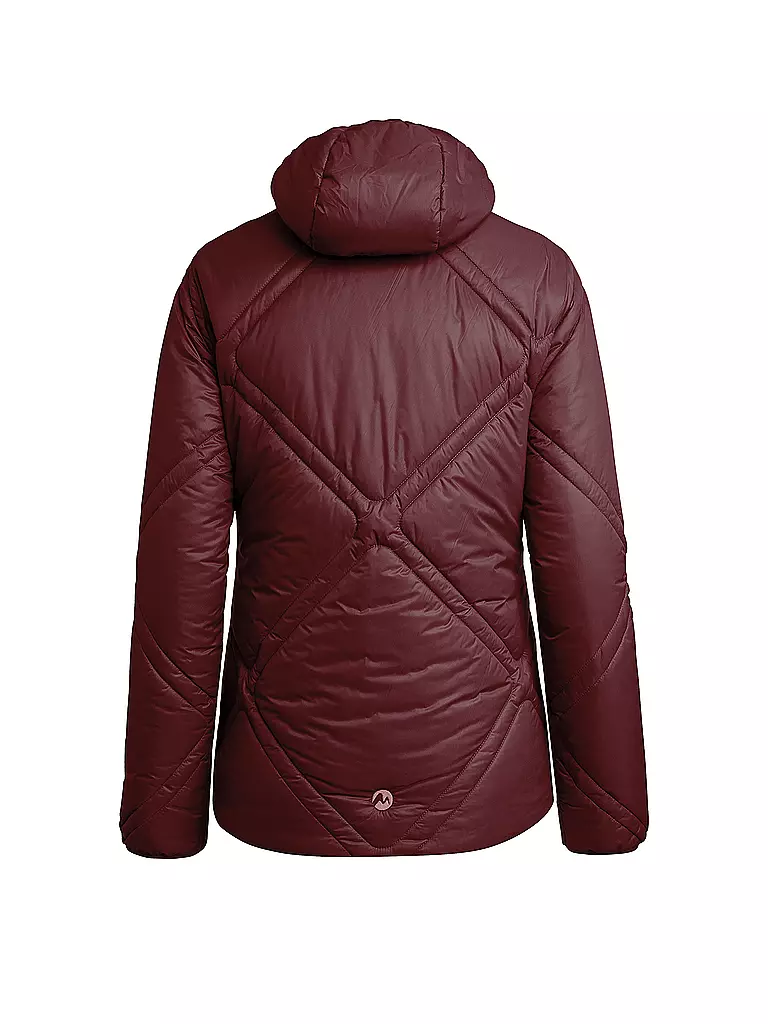 MARTINI | Damen Isojacke Broad Peak Hoodie | Rouge foncé