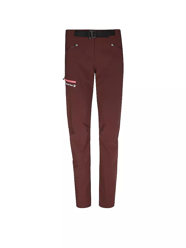 MARTINI | Pantalon de randonnée femme Sunrise | Rouge foncé
