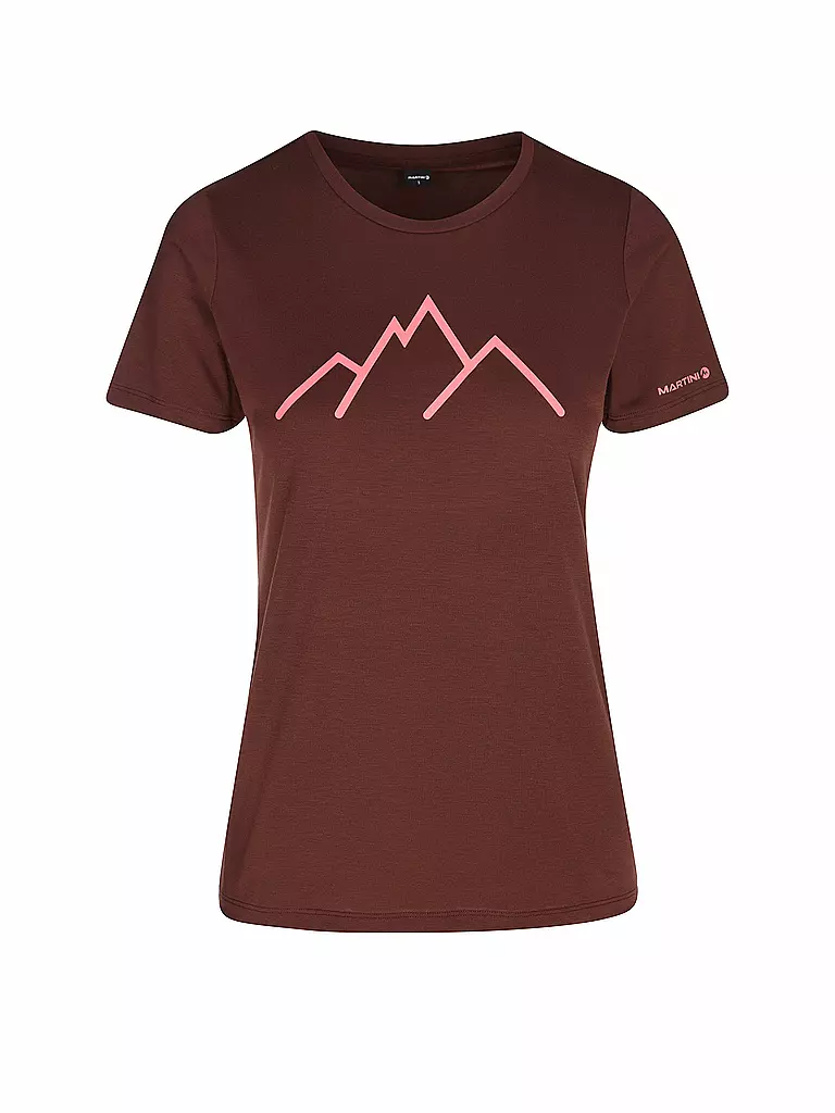 MARTINI | T-shirt de sport pour femmes Alpmate | Rouge foncé