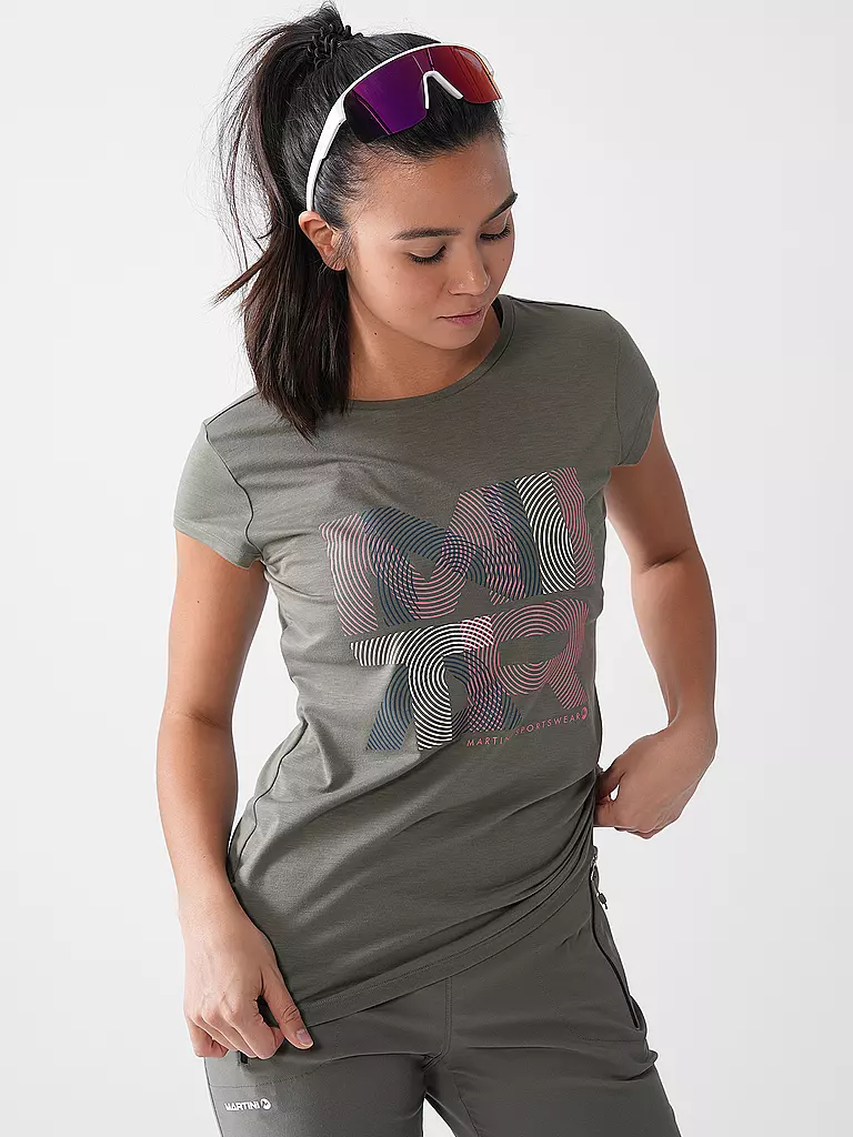 MARTINI | T-shirt de sport pour femmes Highventure | Olive