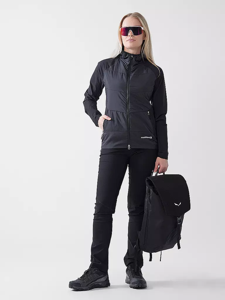 MARTINI | Veste hybride Highventure Hoodie pour femmes | Noir