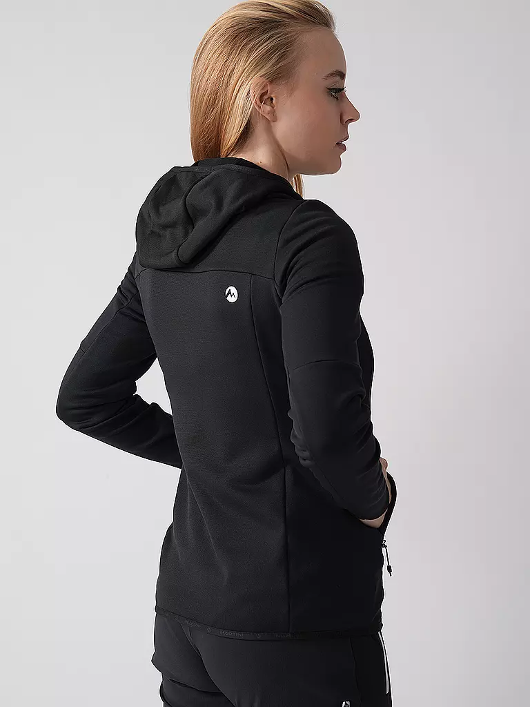 MARTINI | Veste polaire à capuche Recharge pour femmes | Noir
