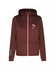 MARTINI | Veste polaire à capuche Sunrise pour femmes | Rouge foncé