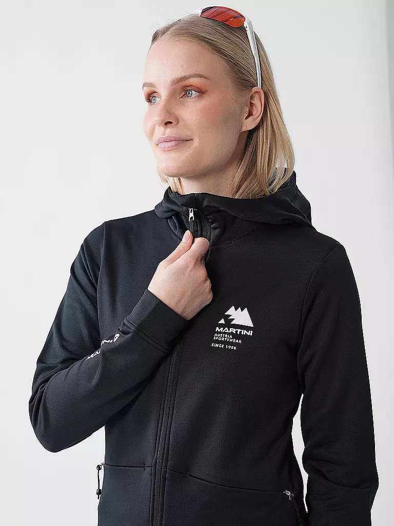 MARTINI | Veste polaire à capuche Sunrise pour femmes | Noir