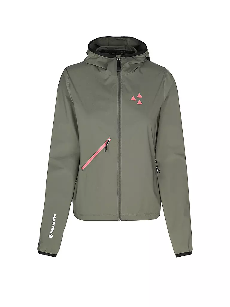 MARTINI | Veste softshell hybride Trektech à capuche pour femmes | Olive