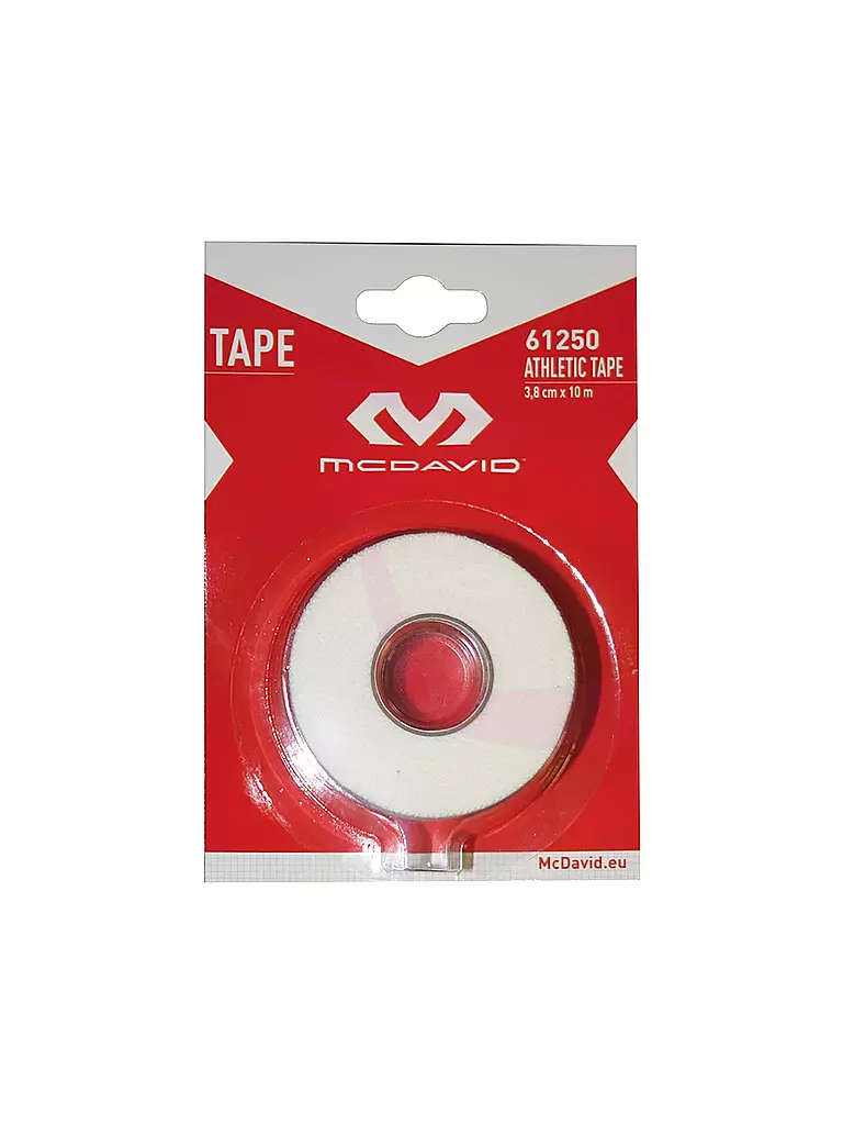 MC DAVID | Euro Tape Geblistert 3,8cm x 10 m / 1 Rouleau | Blanc