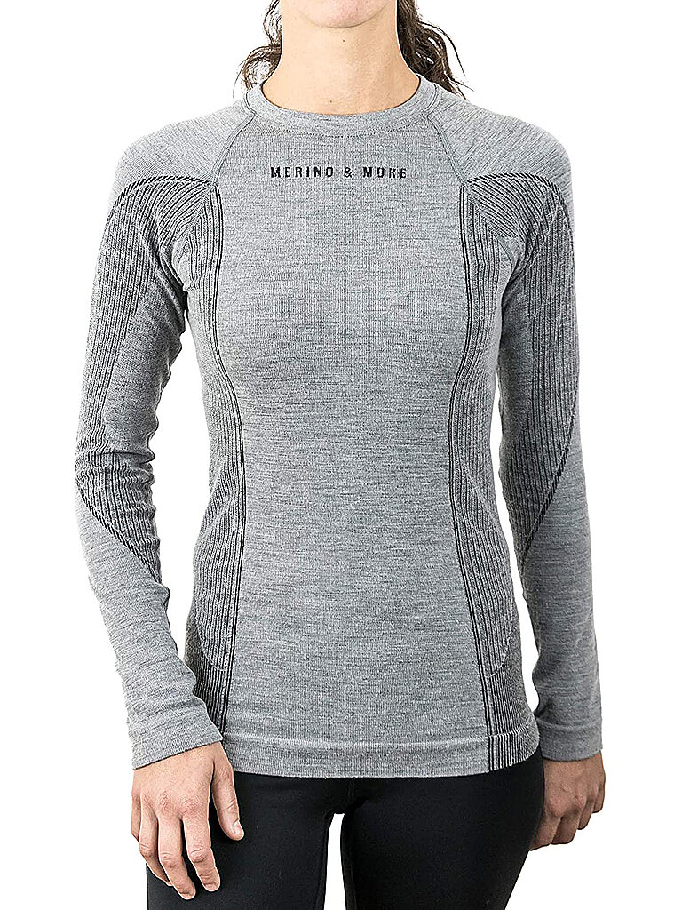 T-shirt de sport à manches longuess gris L