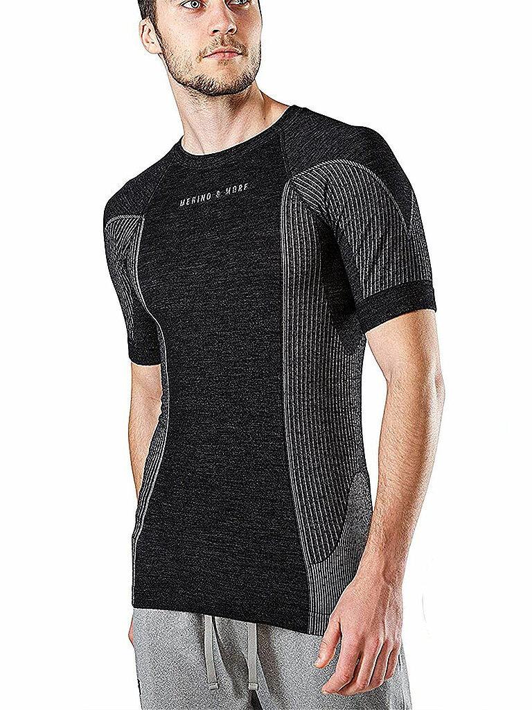 T-shirt de sport à manches courtes noir M