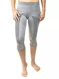 MERINO & MORE | Sous-vêtement thermique 3/4 pour femme | Gris