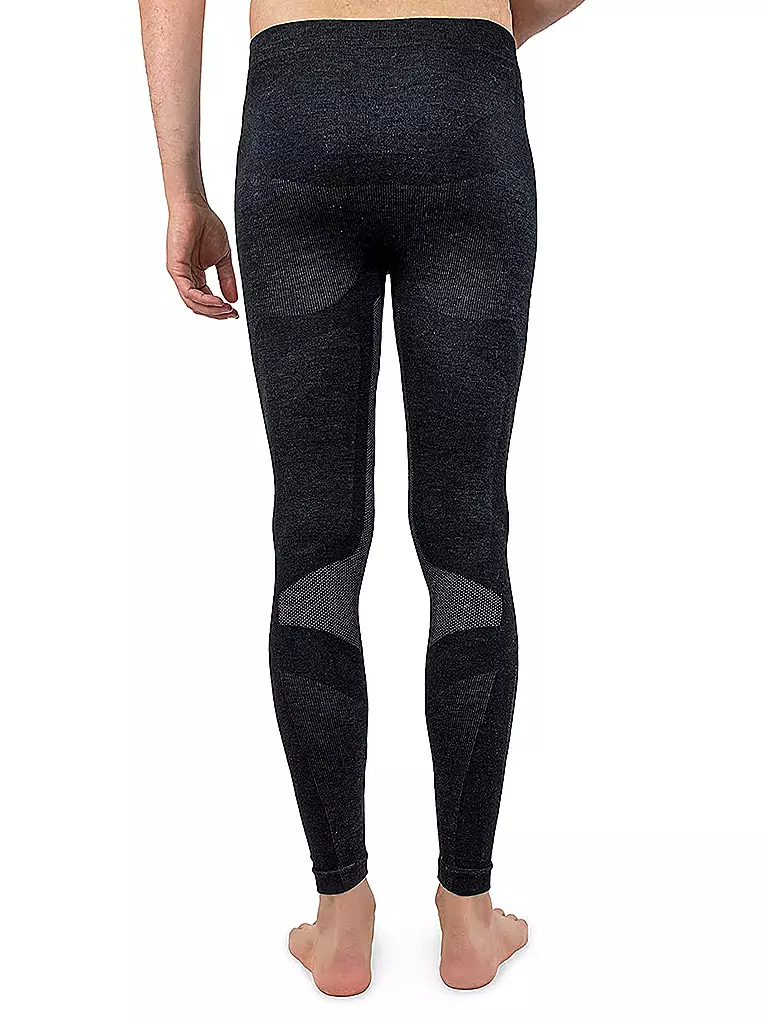 MERINO & MORE | Sous-vêtement thermique long pour homme | Noir