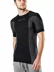 MERINO & MORE | T-shirt de sport à manches courtes pour homme | Noir