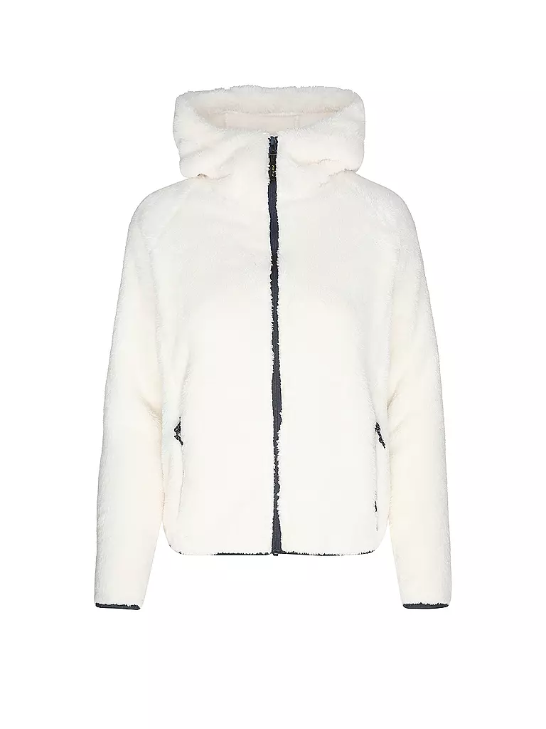 MERU |  Damen Fleecejacke Roxburgh Hoodie | Blanc