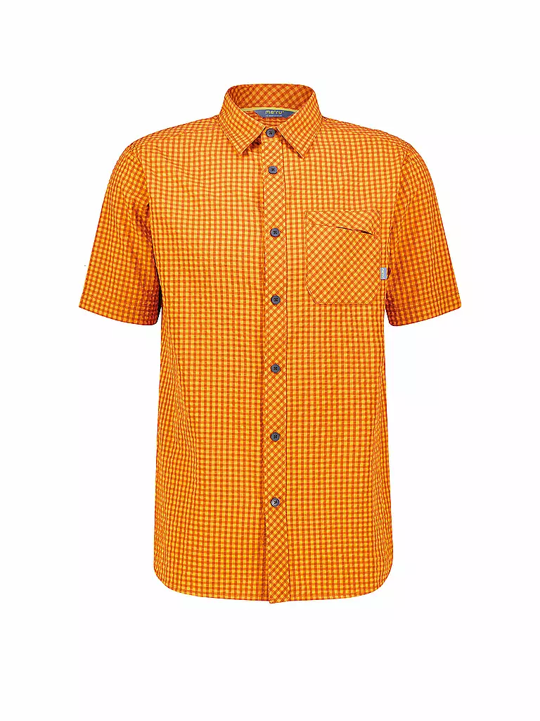MERU |  Herren Wanderhemd Egio  | Orange