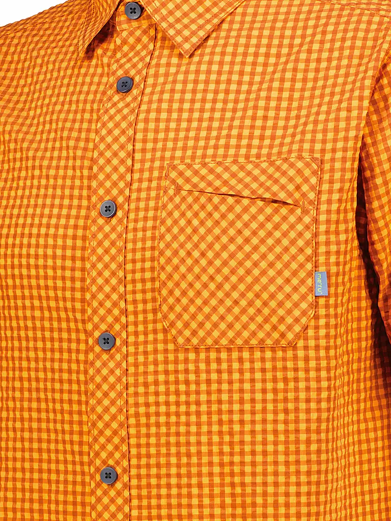 MERU |  Herren Wanderhemd Egio  | Orange