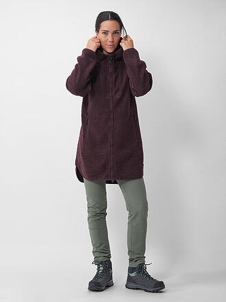 MERU | Manteau d'hiver pour femme Sigtuna à capuche en polaire teddy