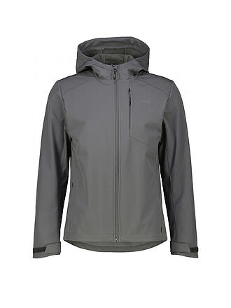MERU | Veste softshell à capuche bordeaux pour homme