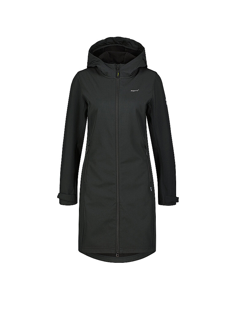 Manteau softshell d'hiver Touloluse à capuche noir 34