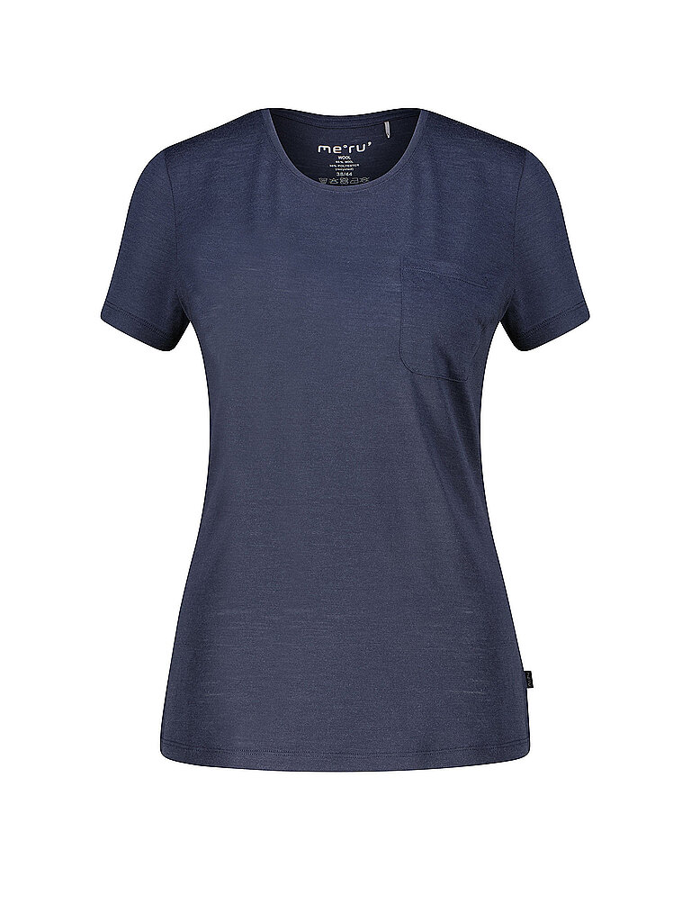 T-shirt de sports Trelleborg Woolmix bleu marine 46