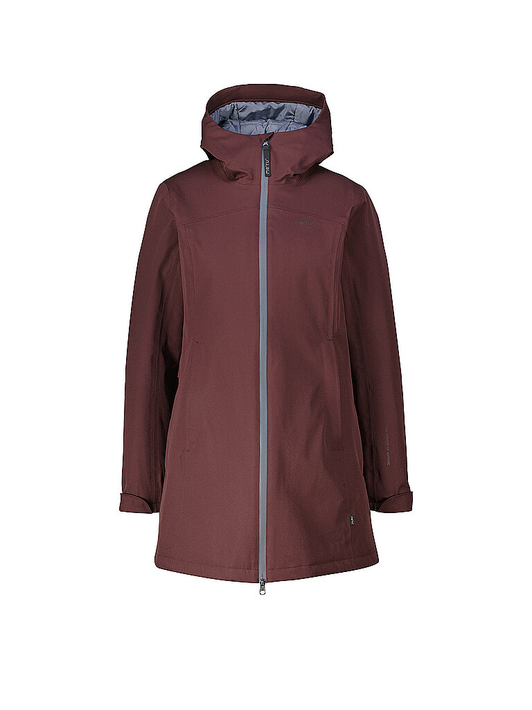 Manteau d'hiver à capuche Noras marron 44
