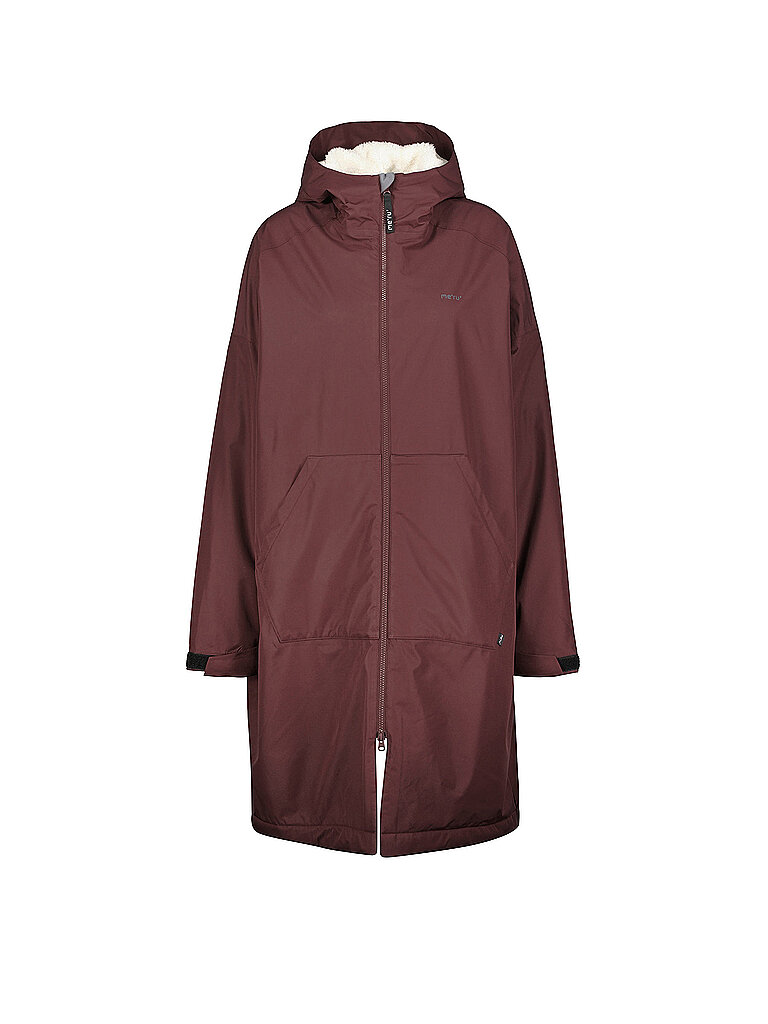 Manteau d'hiver Aalborg Loos Packable Ă capuche marron XS/S