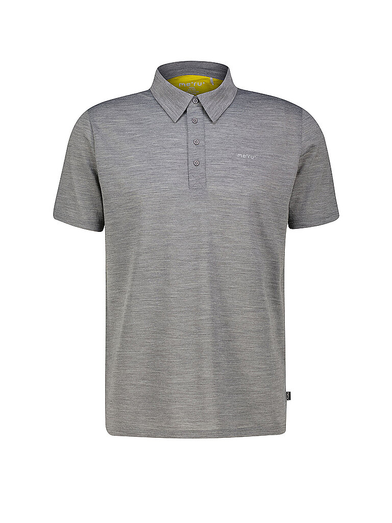 Polo fonctionnel Monforte Woolmix gris XXL