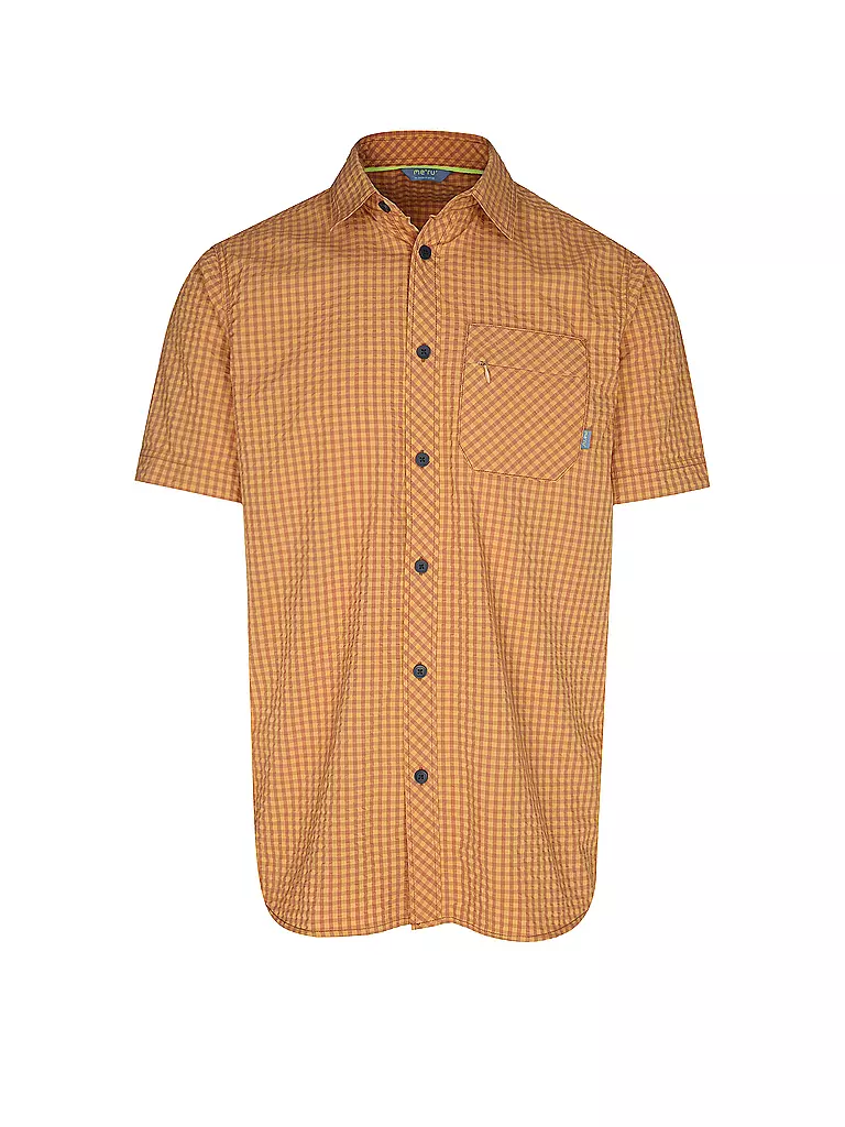 MERU | Chemise de randonnée unie Valongo pour hommes | Cuivre