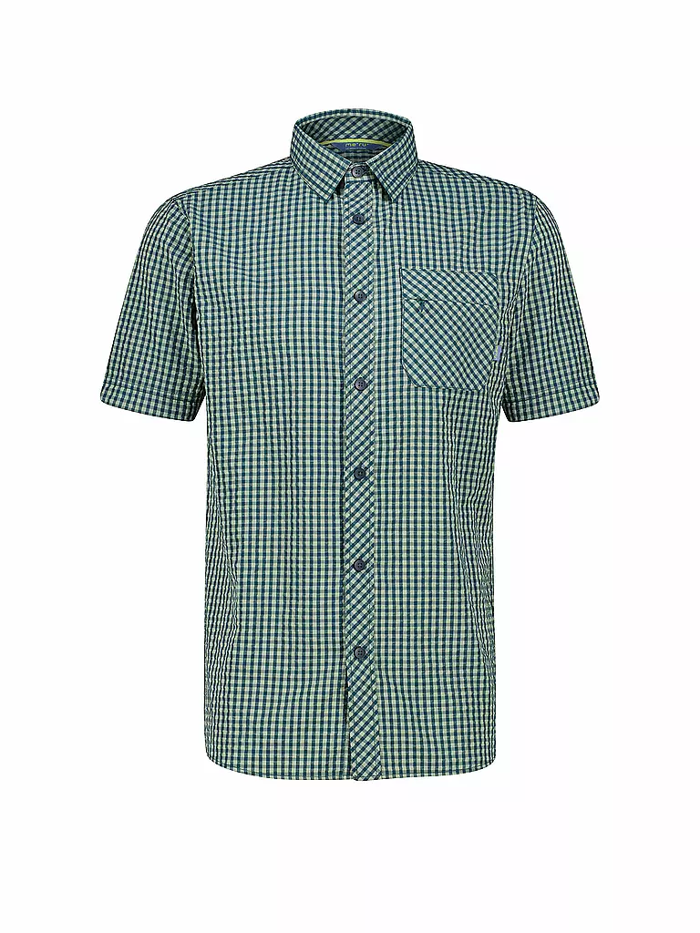 MERU | Chemise de randonnée unie Valongo pour hommes | Vert foncé