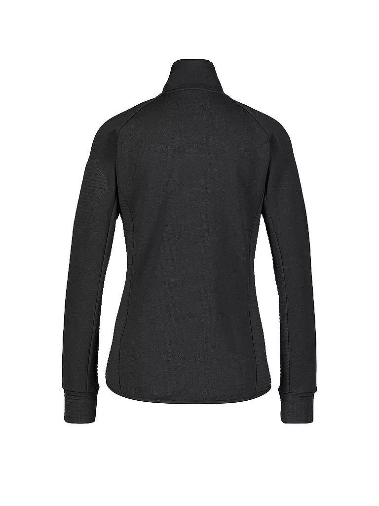 MERU | Damen Fleecejacke Kivik Waffelfleece | Noir