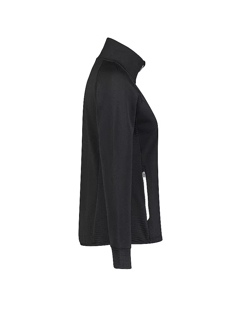 MERU | Damen Fleecejacke Kivik Waffelfleece | Noir
