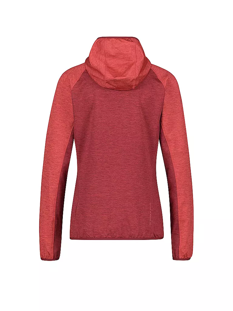 MERU | Damen Fleecejacke Tacna | Rouge foncé
