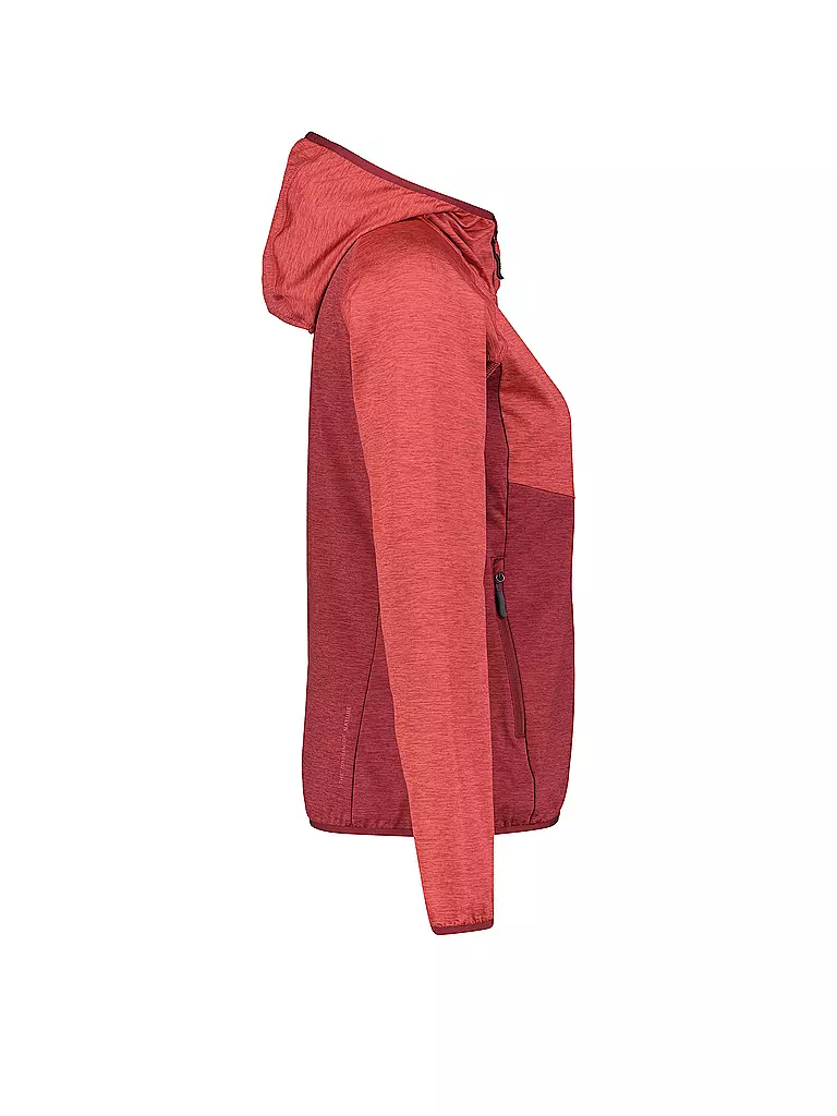 MERU | Damen Fleecejacke Tacna | Rouge foncé