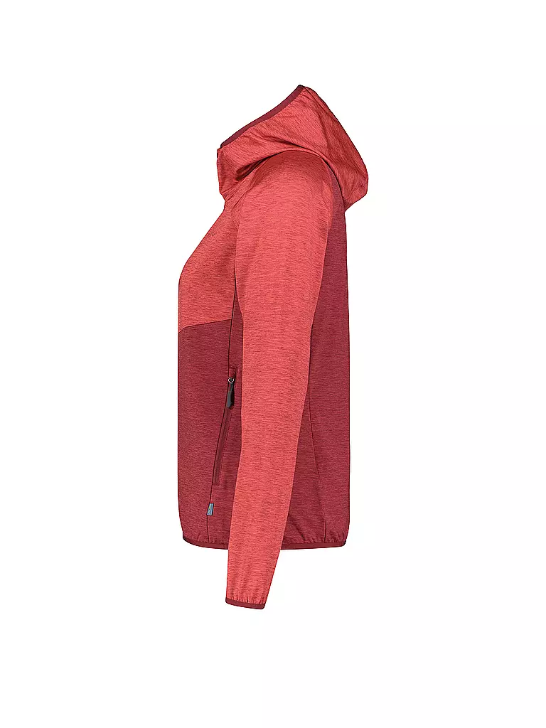 MERU | Damen Fleecejacke Tacna | Rouge foncé