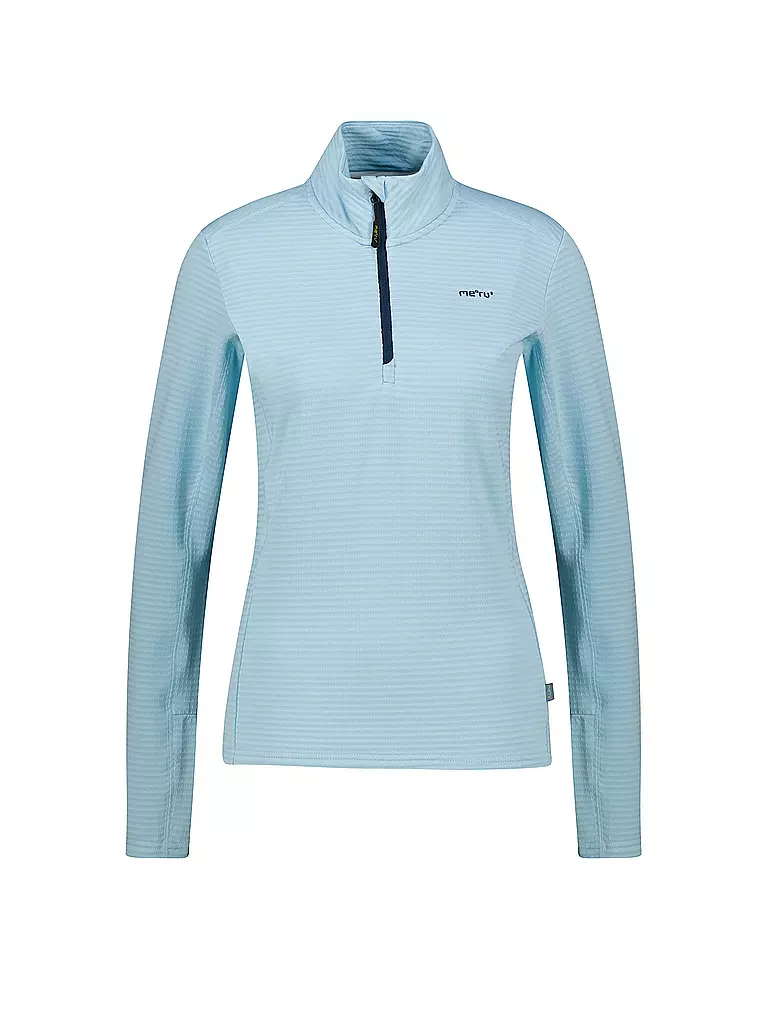 MERU | Damen Funktionsshirt Levanger Zip | Bleu clair