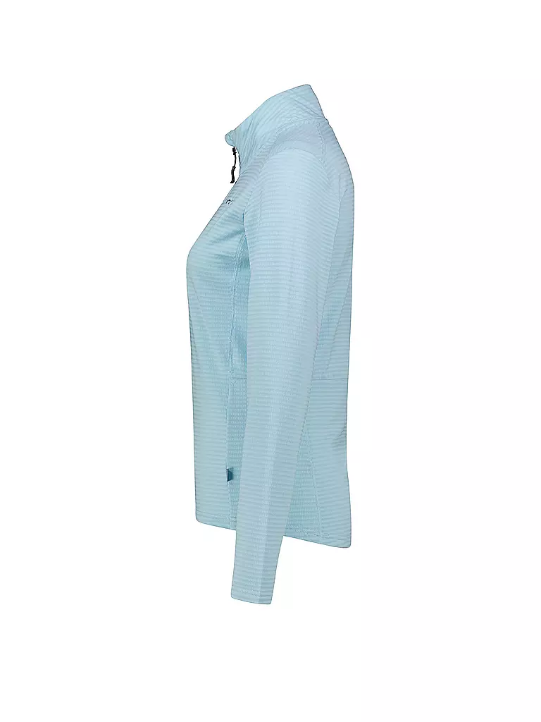 MERU | Damen Funktionsshirt Levanger Zip | Bleu clair