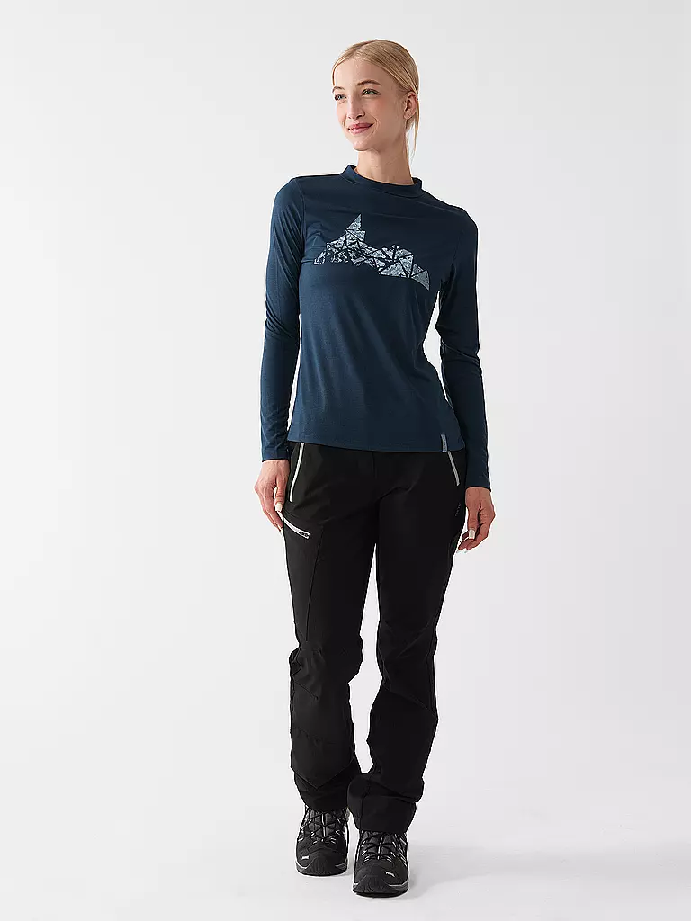 MERU | Damen Funktionsshirt Lidköping | Bleu foncé