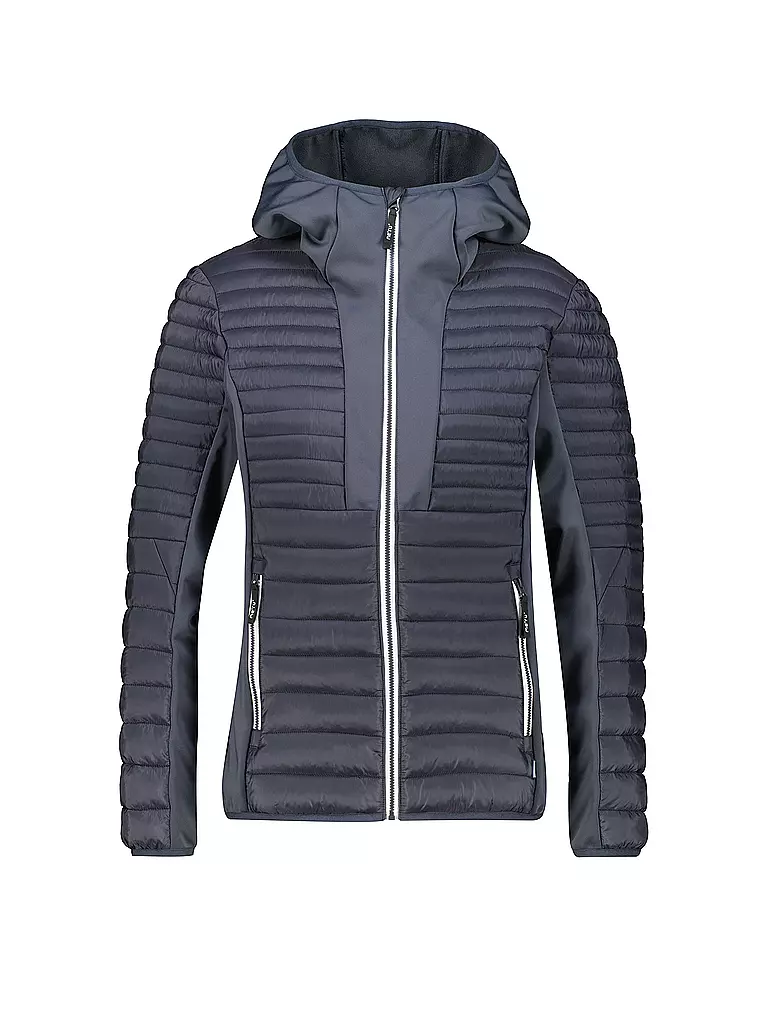 MERU | Damen Hybridjacke Aberdeen Hoodie | Gris