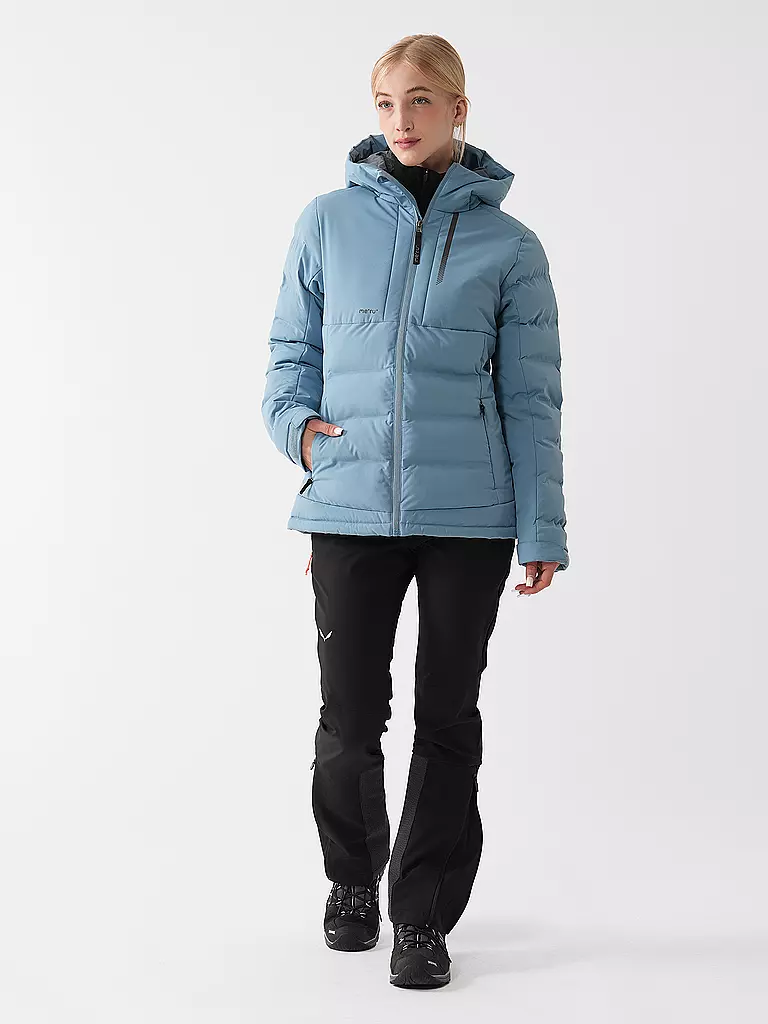 MERU | Damen Wanderjacke Gränna Hoodie | Bleu clair