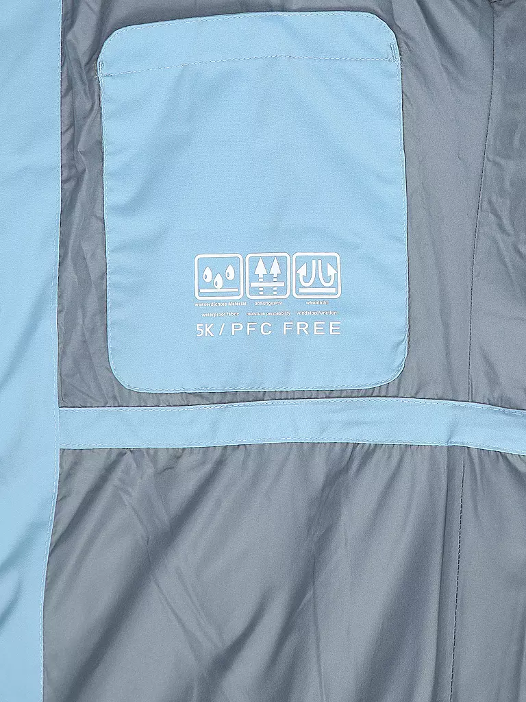 MERU | Damen Wanderjacke Gränna Hoodie | Bleu clair
