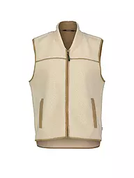 MERU | Veste femme Herlev en polaire teddy | Beige