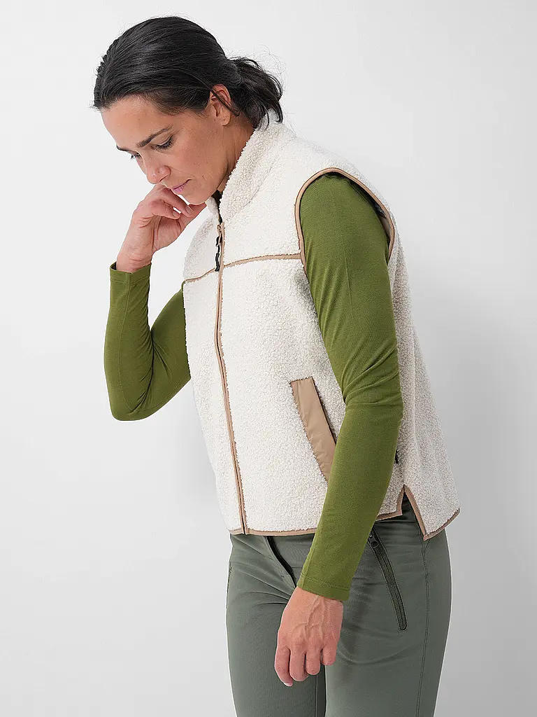 MERU | Gilet Femme Herlev en polaire teddy |