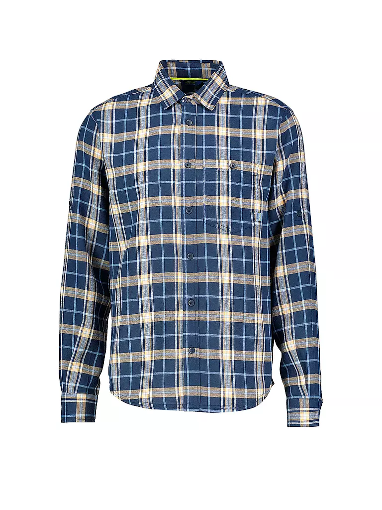 MERU | Herren Flanellhemd Lund | Bleu foncé