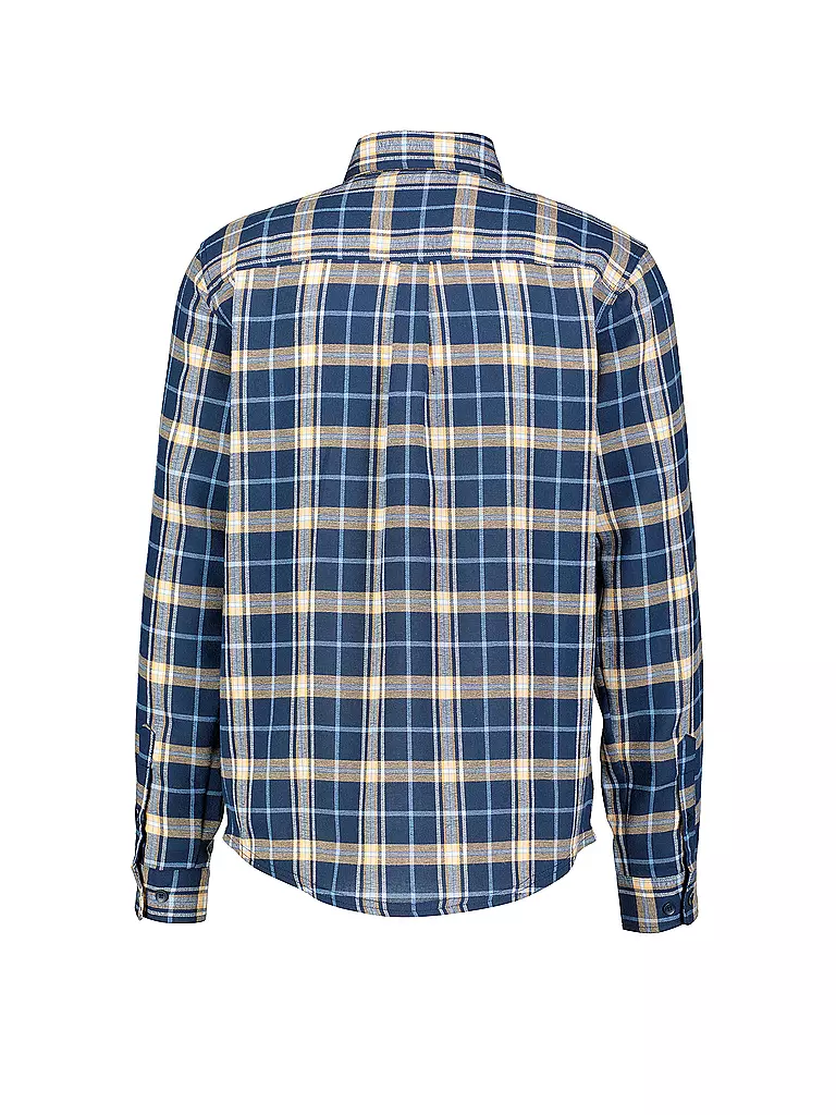 MERU | Herren Flanellhemd Lund | Bleu foncé