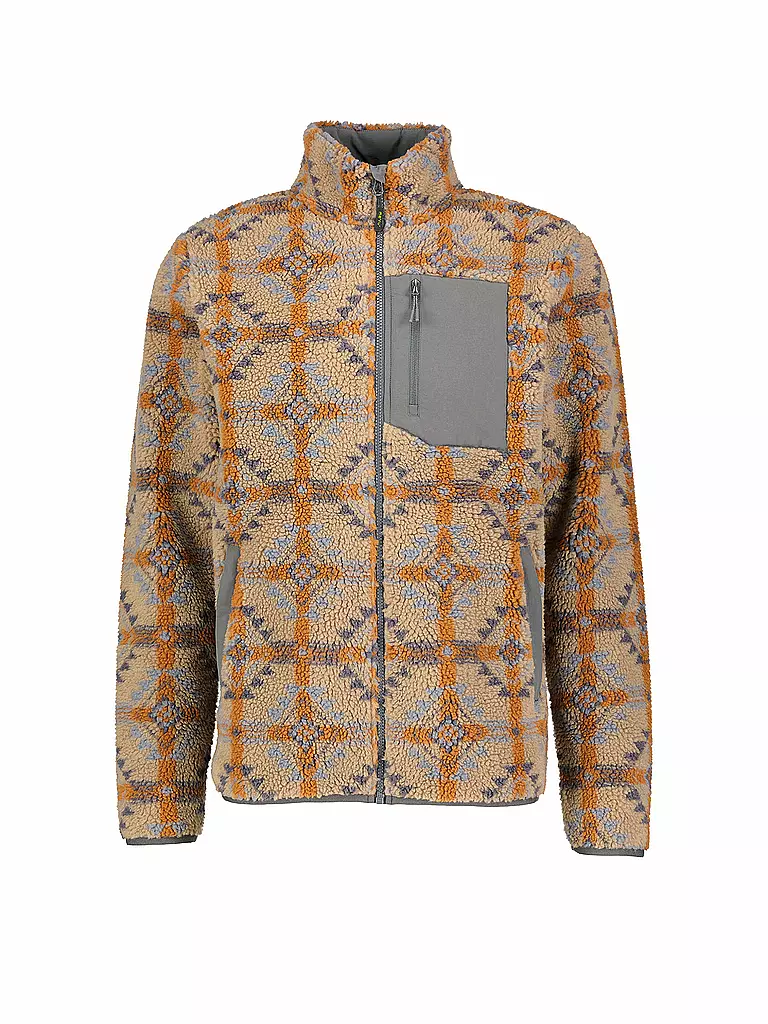 MERU | Herren Fleecejacke Bondy Teddy | Marron clair