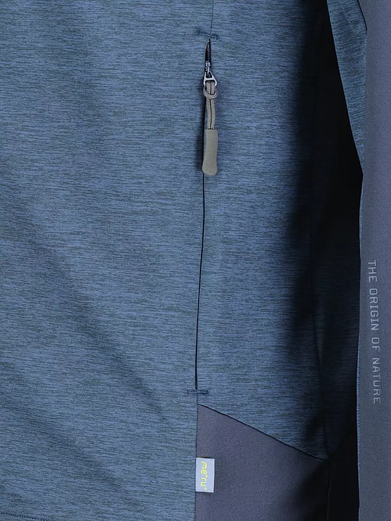 MERU | Herren Fleecejacke Borba Powerstretch | Bleu foncé