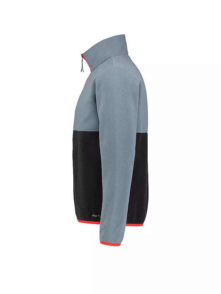 MERU | Herren Fleecepullover mit Zip | Gris